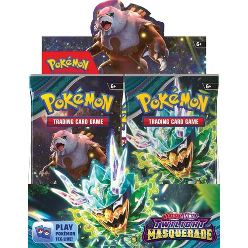Pokémon - Scarlet & Violet - Twilight Masquerade - Booster Box - Factory Sealed