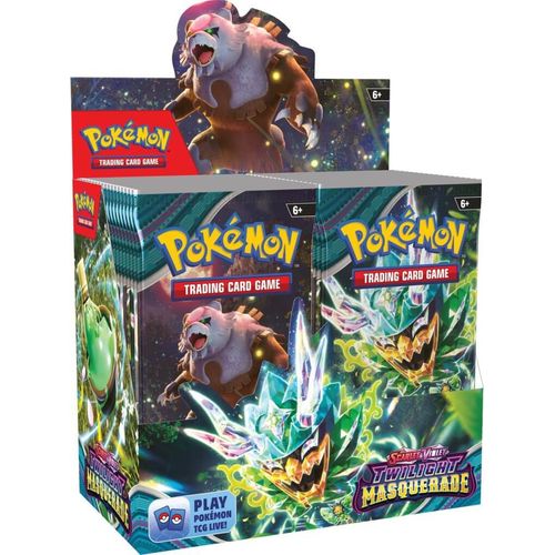 Pokémon - Scarlet & Violet - Twilight Masquerade - Booster Box - Factory Sealed